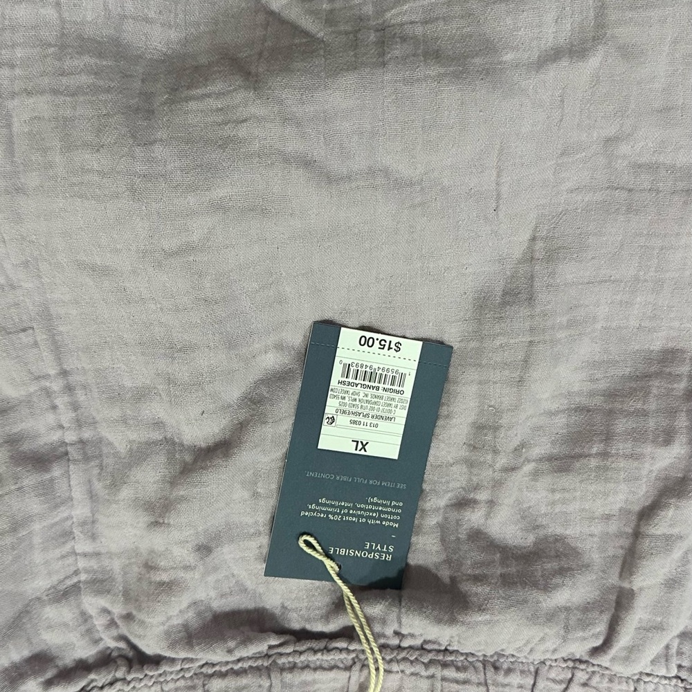 XL purple shorts